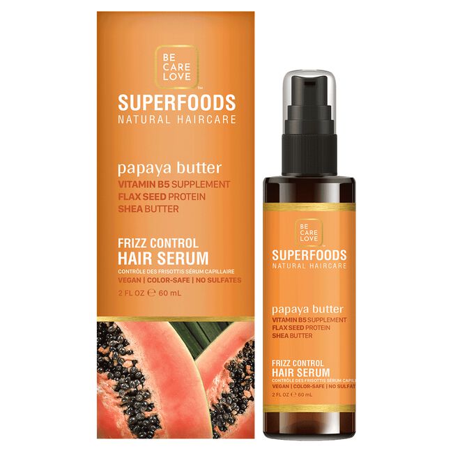 White Smoke Be Care Love Papaya Frizz Control Leave-In Hair Serum