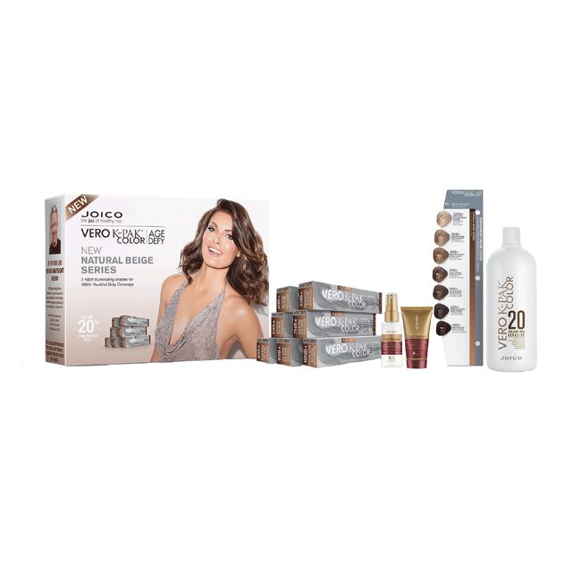 White Smoke Joico Vero K-Pak Color Age Defy Natural Beige Series Offer