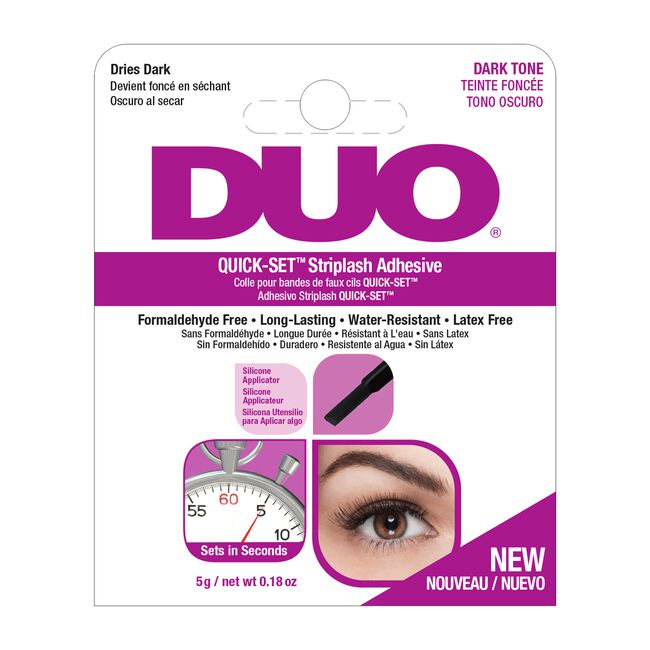 White Smoke Ardell Duo Quick-Set Lash Adhesive Dark