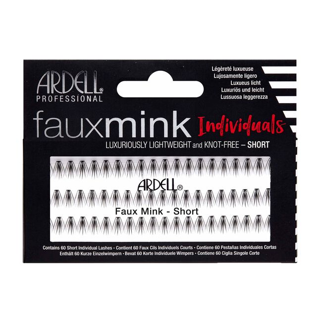 White Smoke Ardell Faux Mink Individuals Lash Short