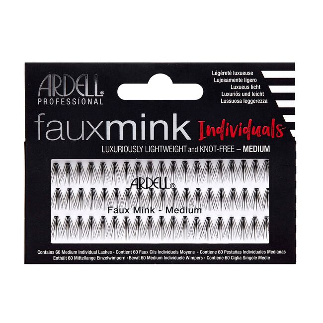Black Ardell Faux Mink Individuals Lash Medium