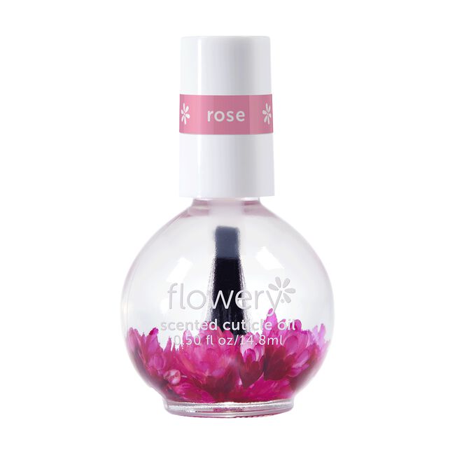 White Smoke Flowery Beauty Products 4-in-1 Rose Scented Nail & Cuticle Oil