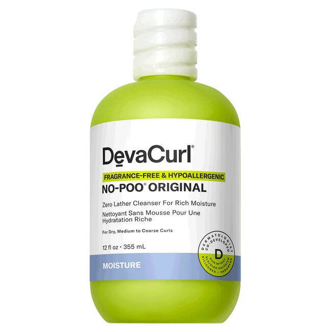White Smoke Deva Curl Fragrance-Free & Hypoallergenic No-Poo Original