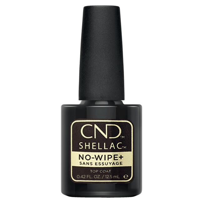 White Smoke CND Shellac No-Wipe+ Top Coat