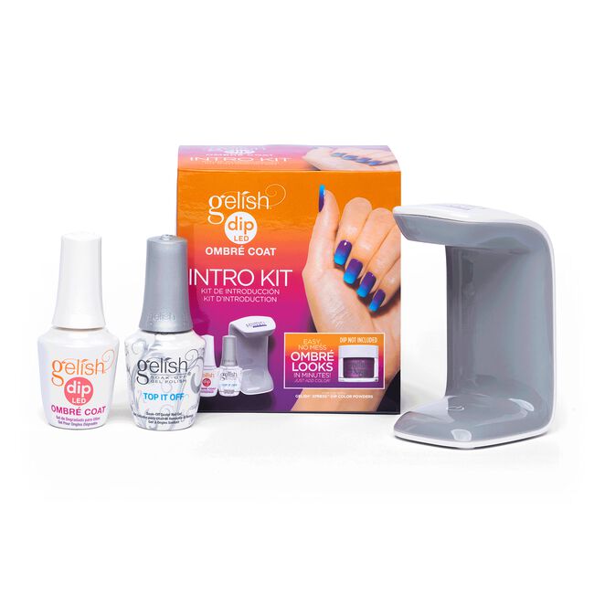 White Smoke Gelish Xpress Dip Ombre Coat Intro Kit