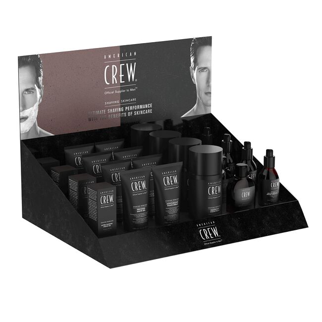 White Smoke American Crew Shaving Skincare Display