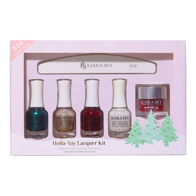 Lavender Kiara Sky Holla-Yay Lacquer Kit