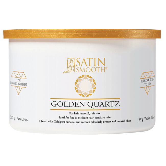 White Smoke Dannyco Sundries Satin Smooth Gem Wax - Golden Quartz