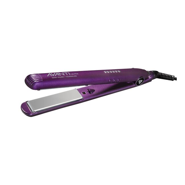 White Smoke Dannyco Electrical Ultra Nano Silver Flat Iron 1 Inch