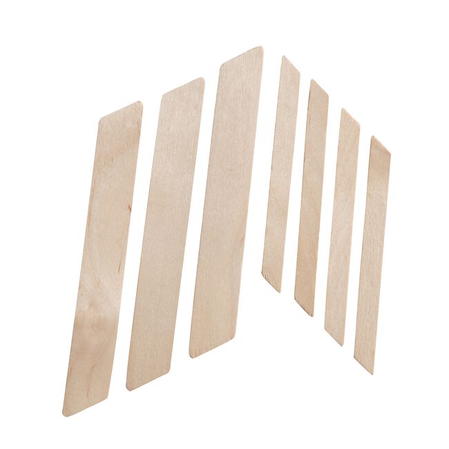 White Smoke Dannyco Sundries Wood Applicators with angled Tip Small - 100 count