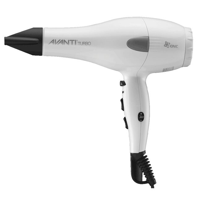 White Smoke Dannyco Electrical AvantiTurbo Tourmaline & Ceramic Ionic Hairdryer
