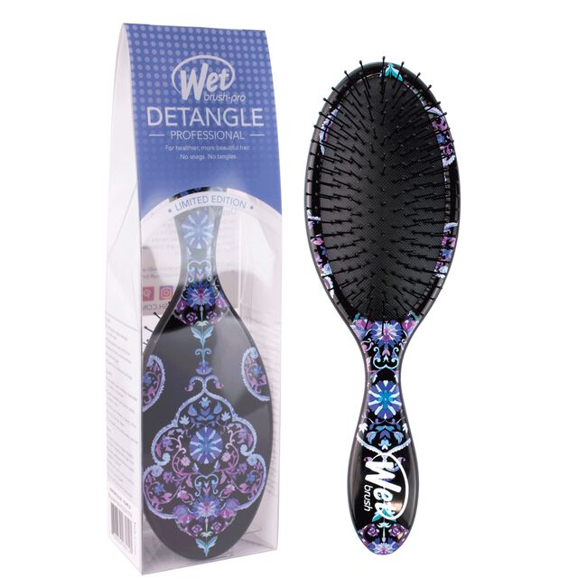White Smoke Framar Wet Brush - Night Floral Purple