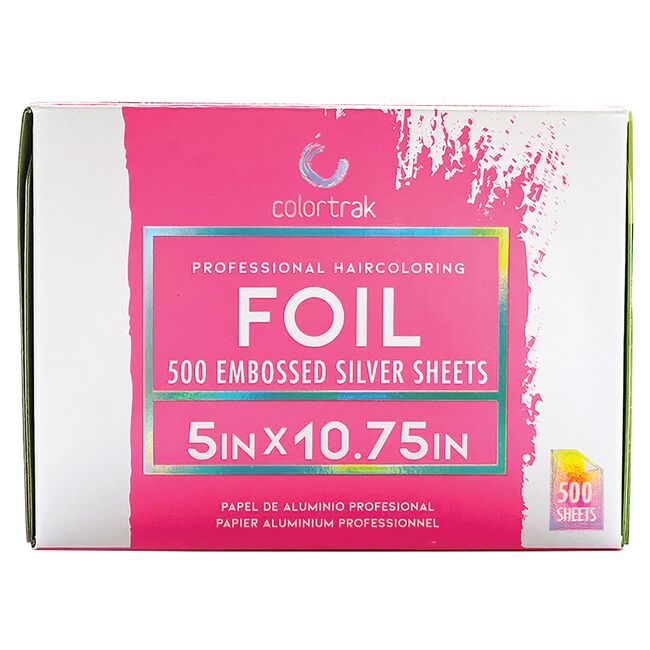 Lavender Colortrak Silver Foil Sheets, 5 inch x 10.75 inch - 500 count