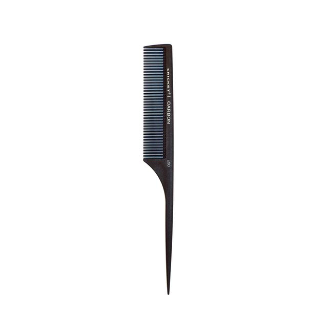 White Smoke Cricket Carbon C50 Rattail Comb