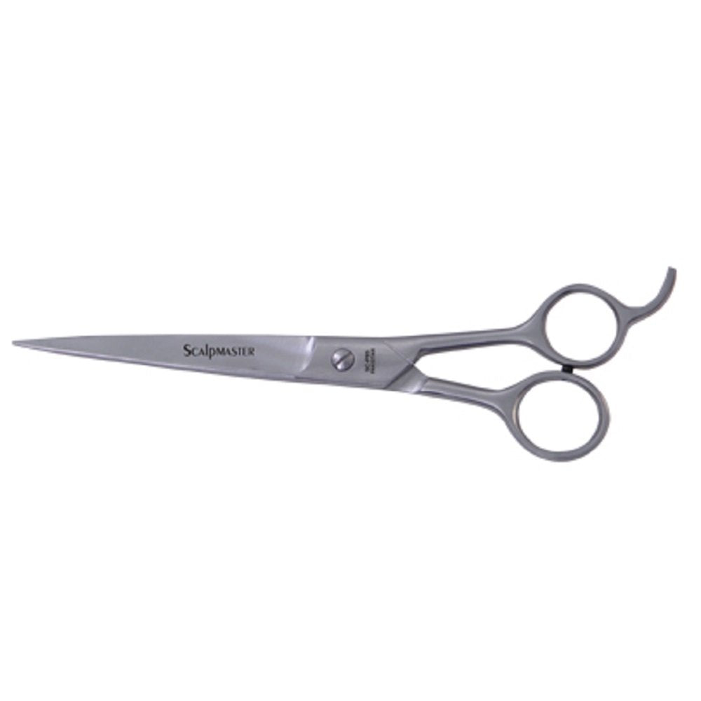 White Smoke Burmax Scalpmaster Barber Extra Long Ice-Tempered Shear, 8.5 Inch