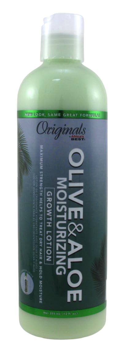 White Smoke Africas Best Orig Olive Oil Max Strength Grow Lotion 12 Ounce (355ml) (6 Pack)