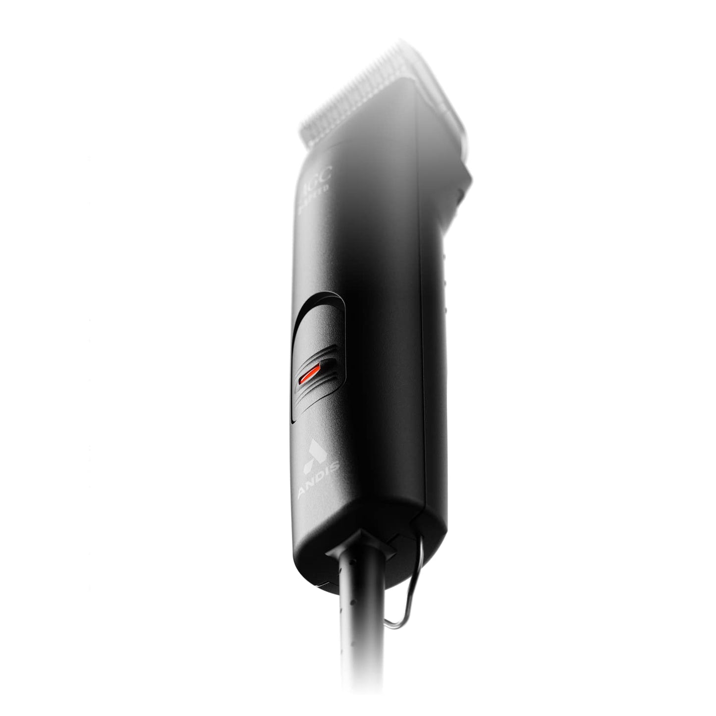 White Smoke Andis 24675 UltraEdge 2-Speed Detachable Blade Pet/Dog Clipper – Runs Cool & Quiet, Designed with Two-Speed Rotary Motor & Shatter-Proof Housing - for All Coats & Breeds - 120 Volts, Black