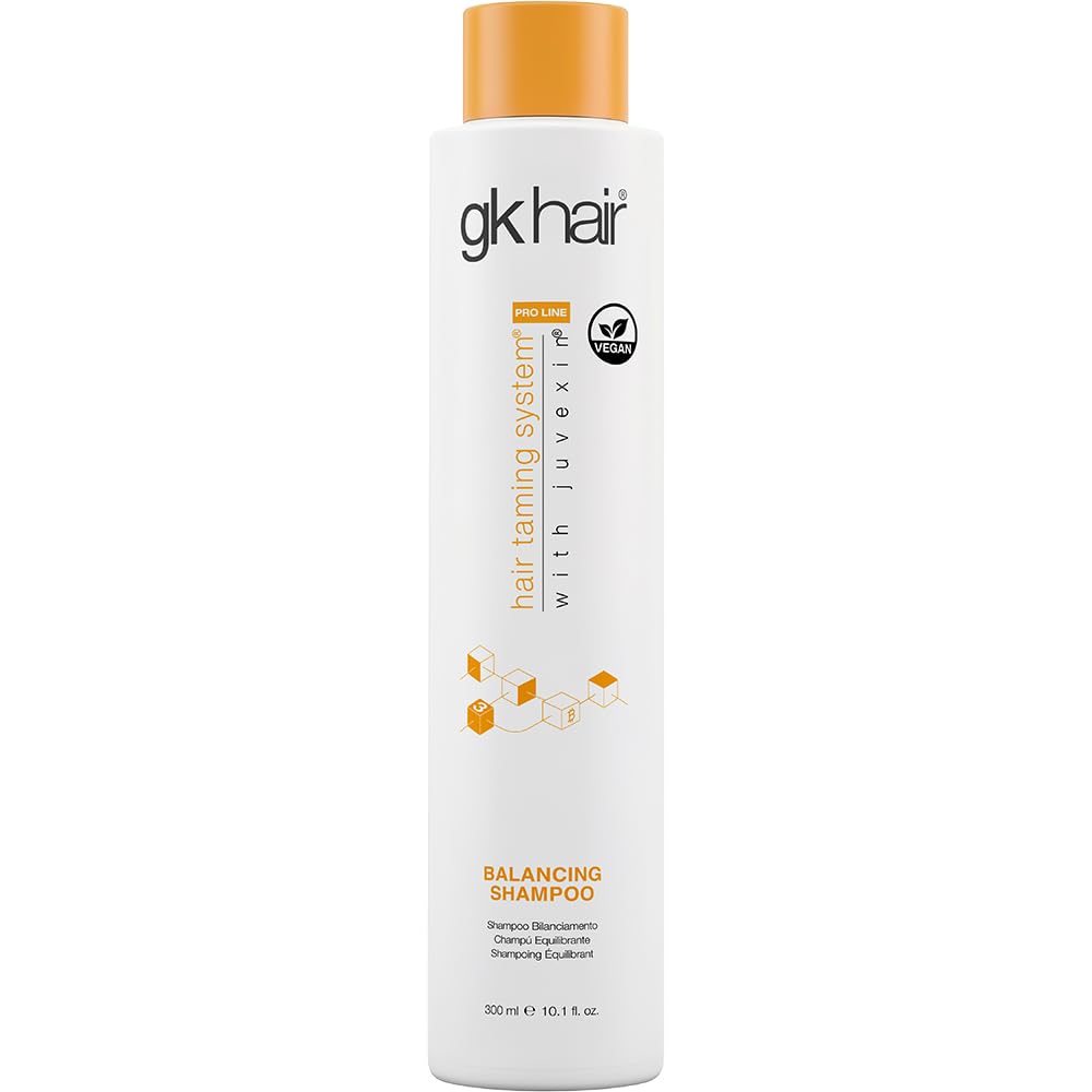 Lavender GK HAIR Balancing Shampoo Cleanses and Removes Buildup with Keratin Treatment For Oily Control Flaky Itchy Dry Scalp Thinning nourishing Hair Sulfate Free Women and Men – 10.1 Ounce