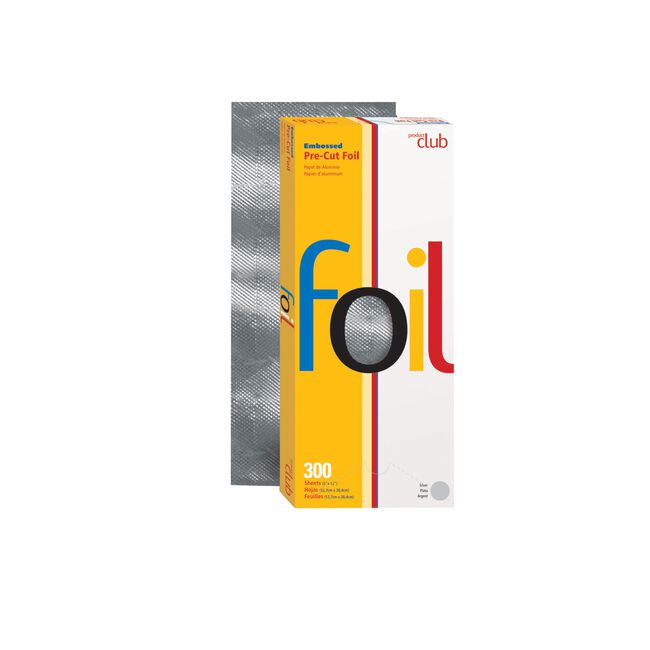 White Smoke Product Club Silver foil embossed 5 inch x 12 foot - 300 count