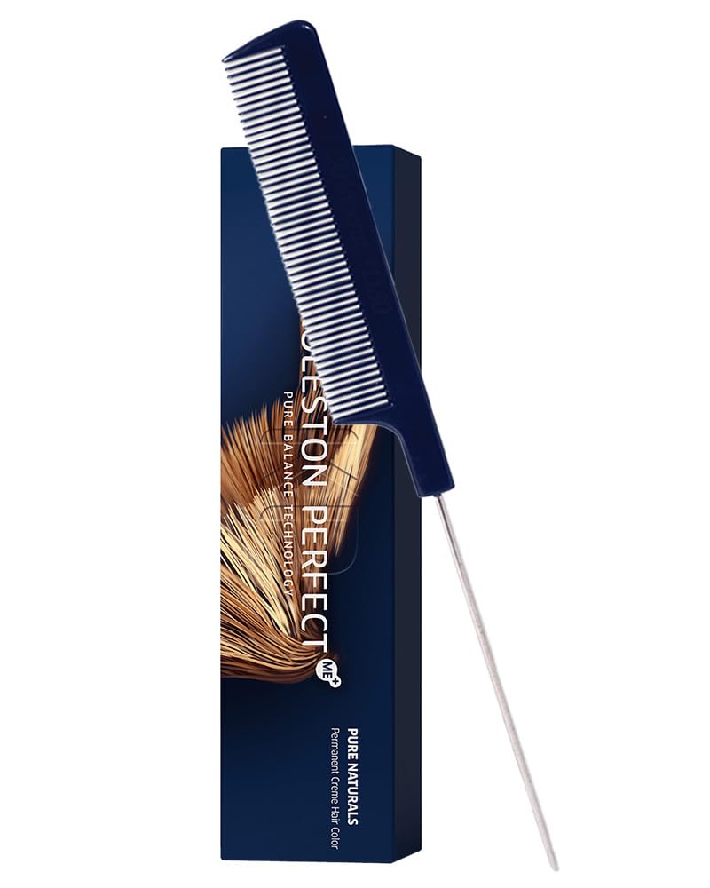 White Smoke Koleston Perfect ME+ 77/0 Intense Medium Blonde/Natural Hair Color | Permanent Creme Hair Dye 2oz and M Hair Designs Tail Comb (Bundle)