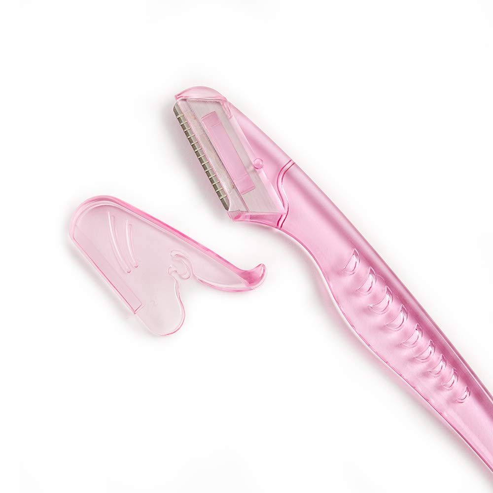 White Smoke Ardell Pro Brow for Trim & Shape – Eyebrow Razor, Trimmer, and Shaper with Cover, Face Razor for Women, Dermaplane Razor, 1 Pack