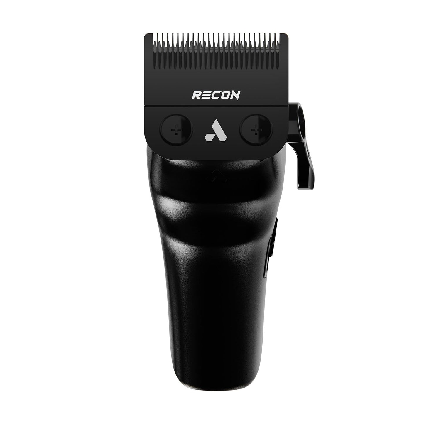 White Smoke Andis 562446 Recon Professional Barber Vector Motor Hair Clipper, Adjustable-Fixed Phaze Blade, Includes OG Comb Set, Lithium Ion 4-Hour Run Time, Interchangeable Covers, Black/Gold