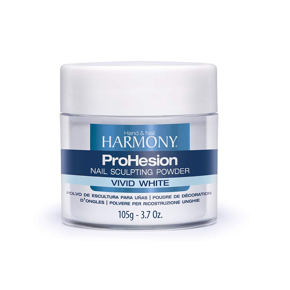 Lavender Hand & Nail Harmony ProHesion Nail Sculpting Powder Vivid White, Acrylic Nail Tips, Nail Acrylic Powder, Nail Tips,3.7 oz.