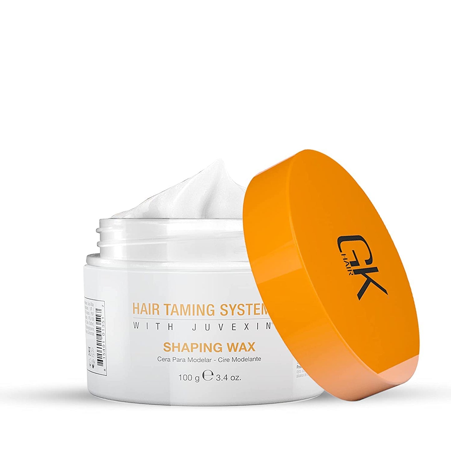 White Smoke GK HAIR Global Keratin Shaping Hair Wax (3.4 Fl Oz/100 g) Styling Product for Matte, Textured and Pliable Hold Bee Wax Adds Shine For Men and Women - All Hair Types