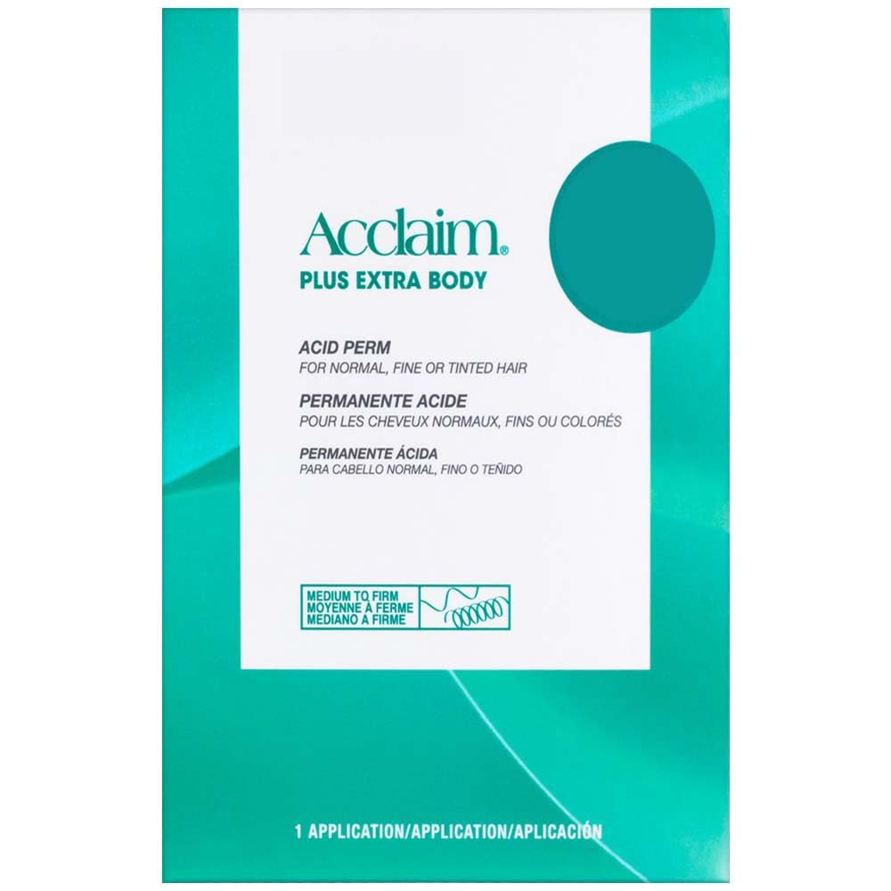 White Smoke Zotos Acclaim Plus Extra Body Acid Perm for Normal,Tinted or Fine Hair by Zotos