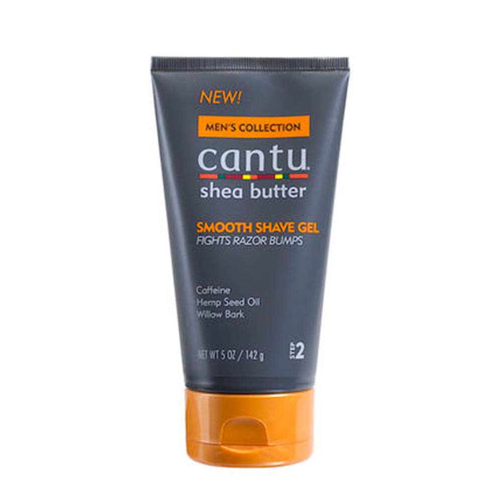 White Smoke Cantu Men's Shea Butter Smooth Shave Gel, 5 Oz