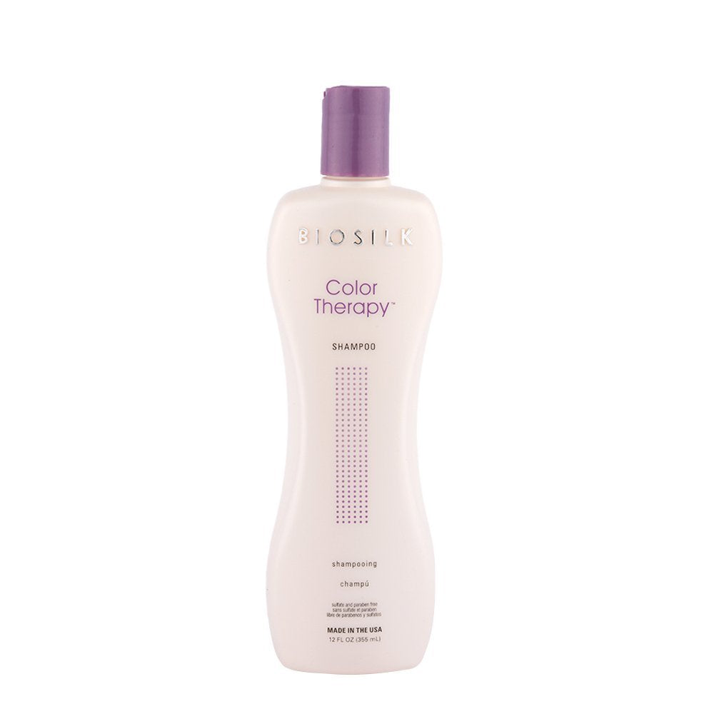 Light Gray Biosilk Color Therapy Gentle Shampoo Sulfates And Parabens Free (Shampoo) 12 oz
