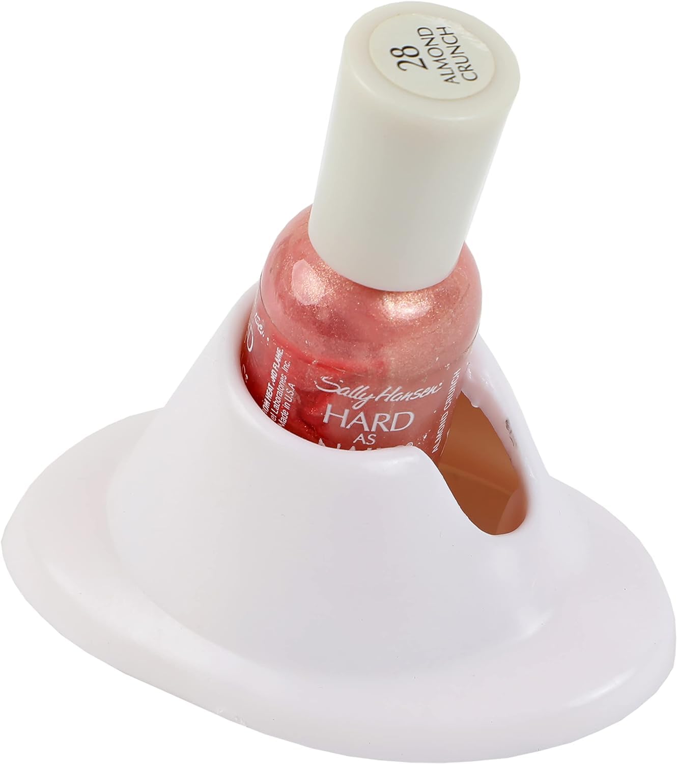 White Smoke Trenton Gifts Nail Polish Holder - Essential Nail Tech Must Have, Perfect for Nail Polish Organizer, Storage, and Display - Compatible with OPI, Essie, Nailboo, Dazzle Dry and Gel Polish