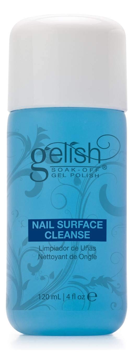 Light Gray NEW Gelish Soak Off Gel Nail Polish Remover & Cleanser Bottles 120mL (4 fl oz)