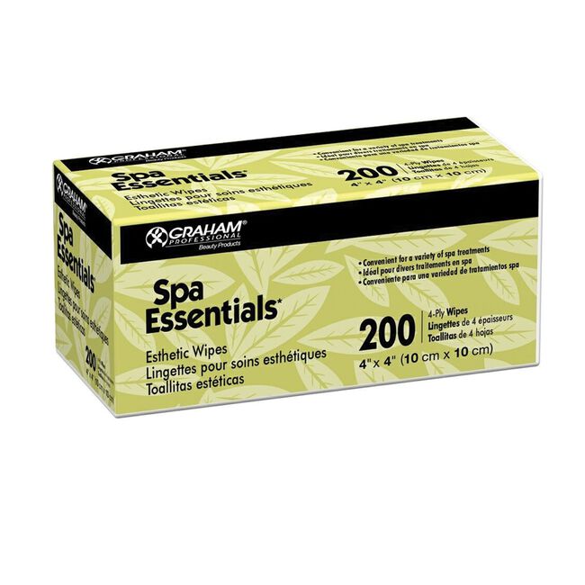 White Smoke Dannyco Sundries Esthetic Wipes, 4''x4''