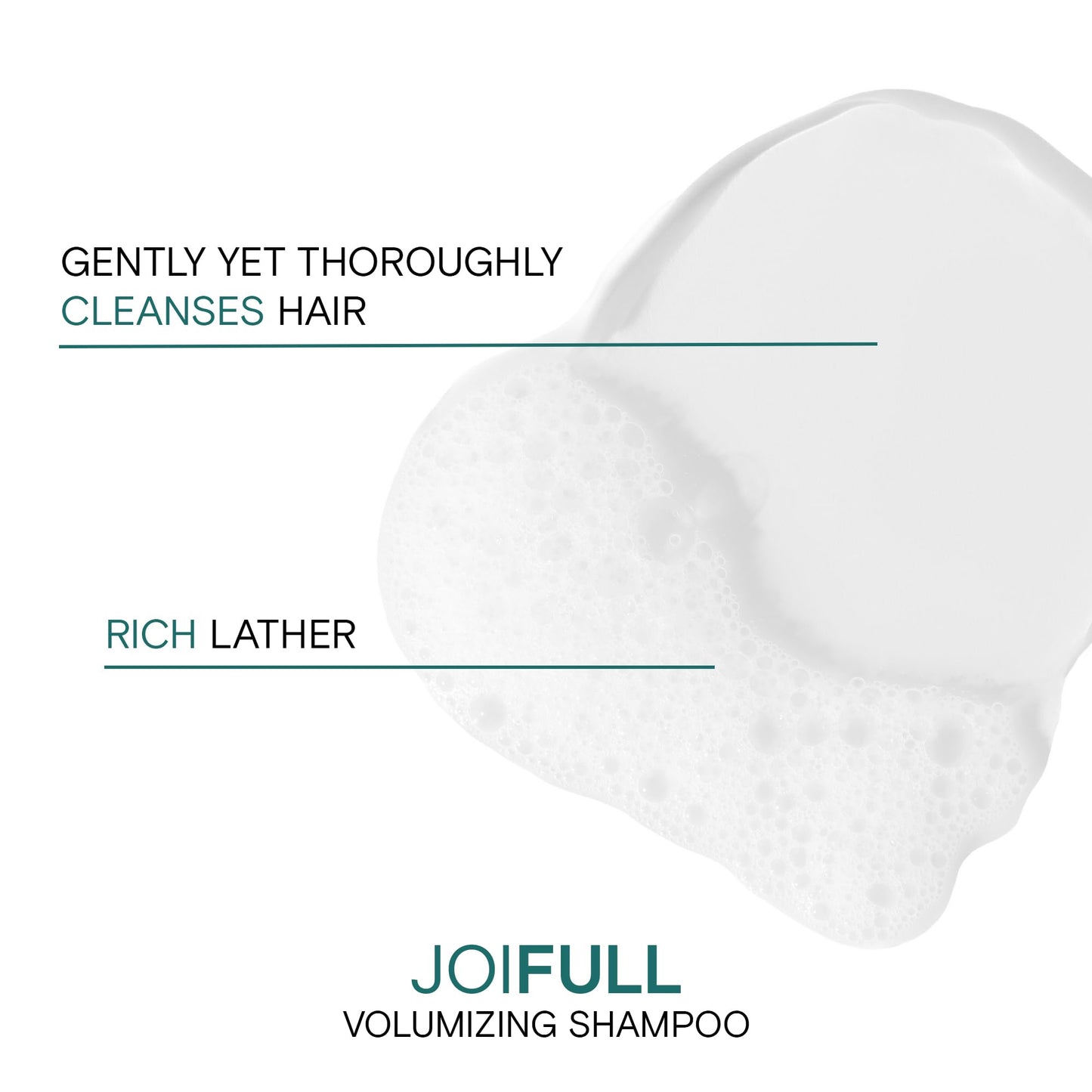 White Smoke Joico JoiFULL Volumizing Shampoo | For Fine, Thin Hair | Add Instant Body | Long-Lasting Fullness | For Thicker Bouncier Hair | Boost Shine | With Lotus Flower & Bamboo Extract | 33.8 Fl Oz
