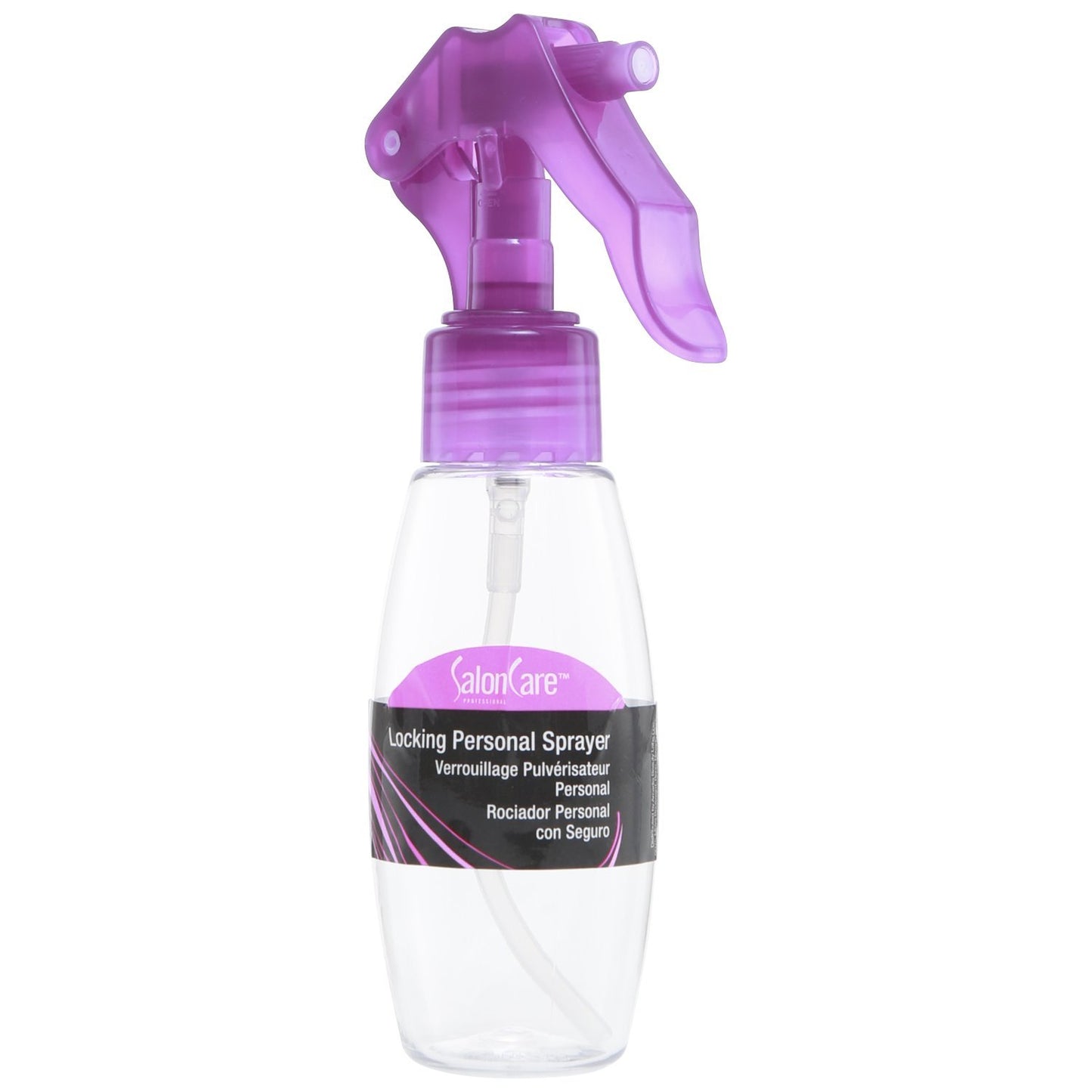 White Smoke Salon Care Clear Locking Travel Sprayer