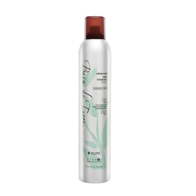 Light Gray Bain de Terre Infinite Hold Firm Finishing Spray 55% VOC