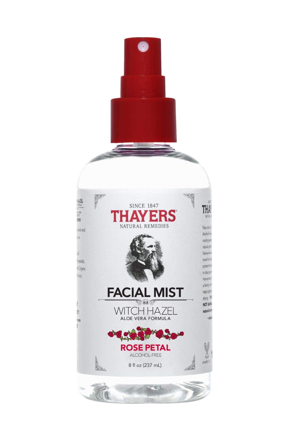 White Smoke Thayers Witch Hazel with Aloe Vera Rose Petal - 12 fl oz