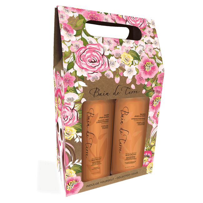 White Smoke Bain de Terre Keratin Phyto-Protein Strengthening Liter Duo