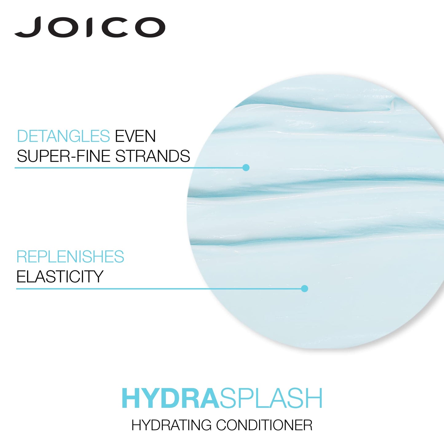 White Smoke Joico HydraSplash Hydrating Shampoo for fine hair Set