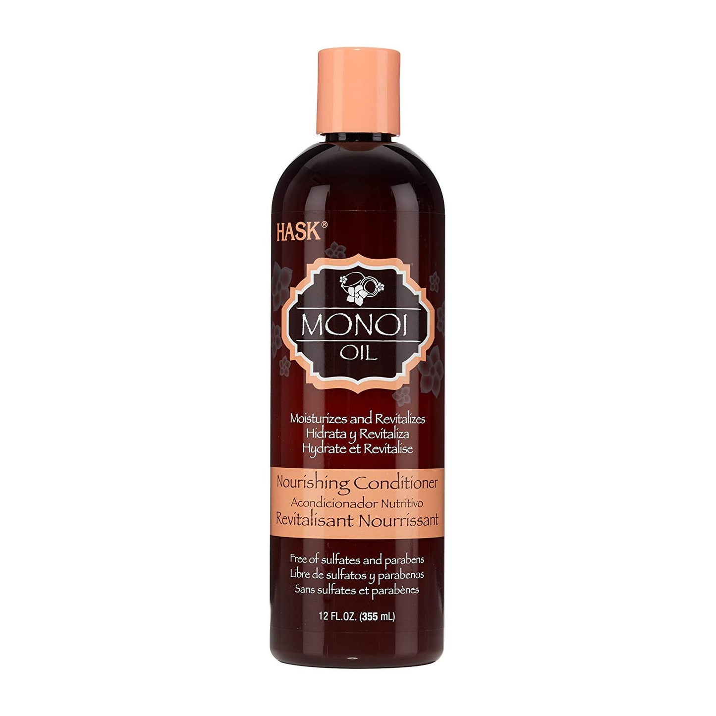 White Smoke Hask Conditioner Monoi Coconut Oil Nourishing 12 Ounce (354ml) (6 Pack)