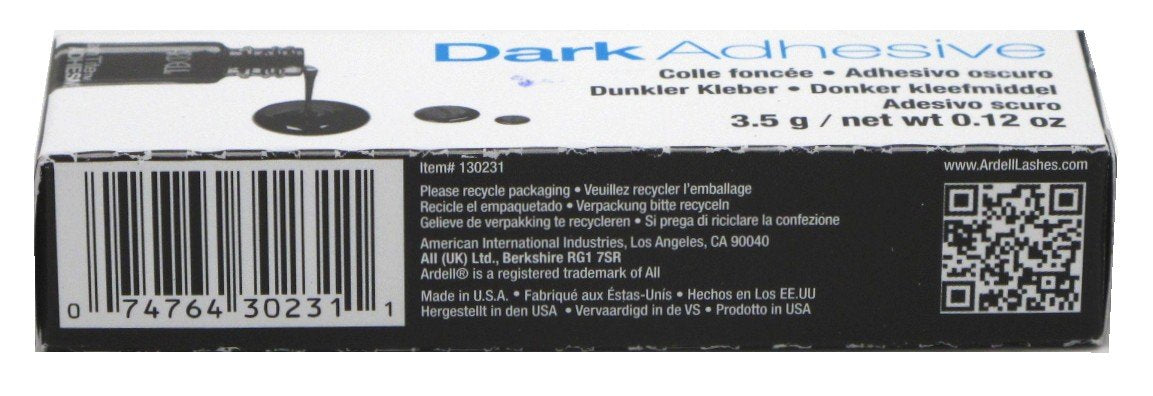 Dark Slate Gray Ardell Lashtite Adhesive Dark 0.125oz Bottle (Black Package) (2 Pack)
