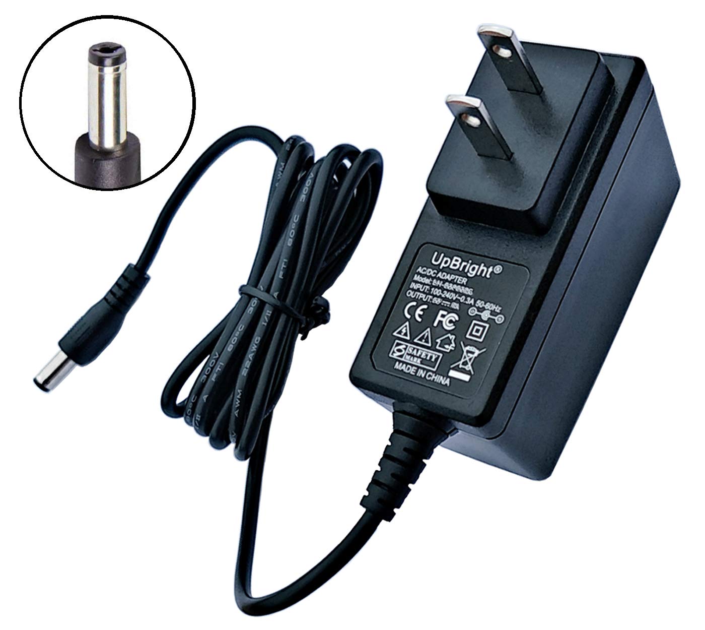White Smoke UpBright 15V AC/DC Adapter Compatible with Andis Supra ZR II DBLC DBLC-2 79072 79066 201246 Li-Ion Battery Clipper Beard Trimmer 79025 79005 AN 79000 79010 79100 SPG150120U TAV03-1501200 Power Charger