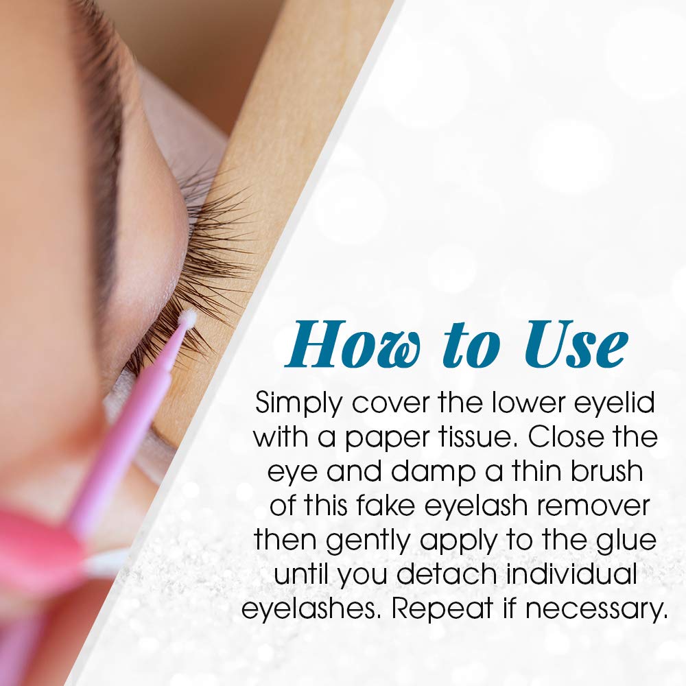 White Smoke Ardell LashFree Lash Remover - Gentle Lash Glue Remover for Lash Extension, Eyelash Adhesive Remover Gel, Professional Lashes Care Solution