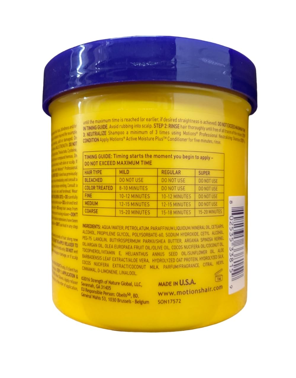 Dark Goldenrod Motions Oil Moisturizer Relaxer - Super 15 oz. by Motions