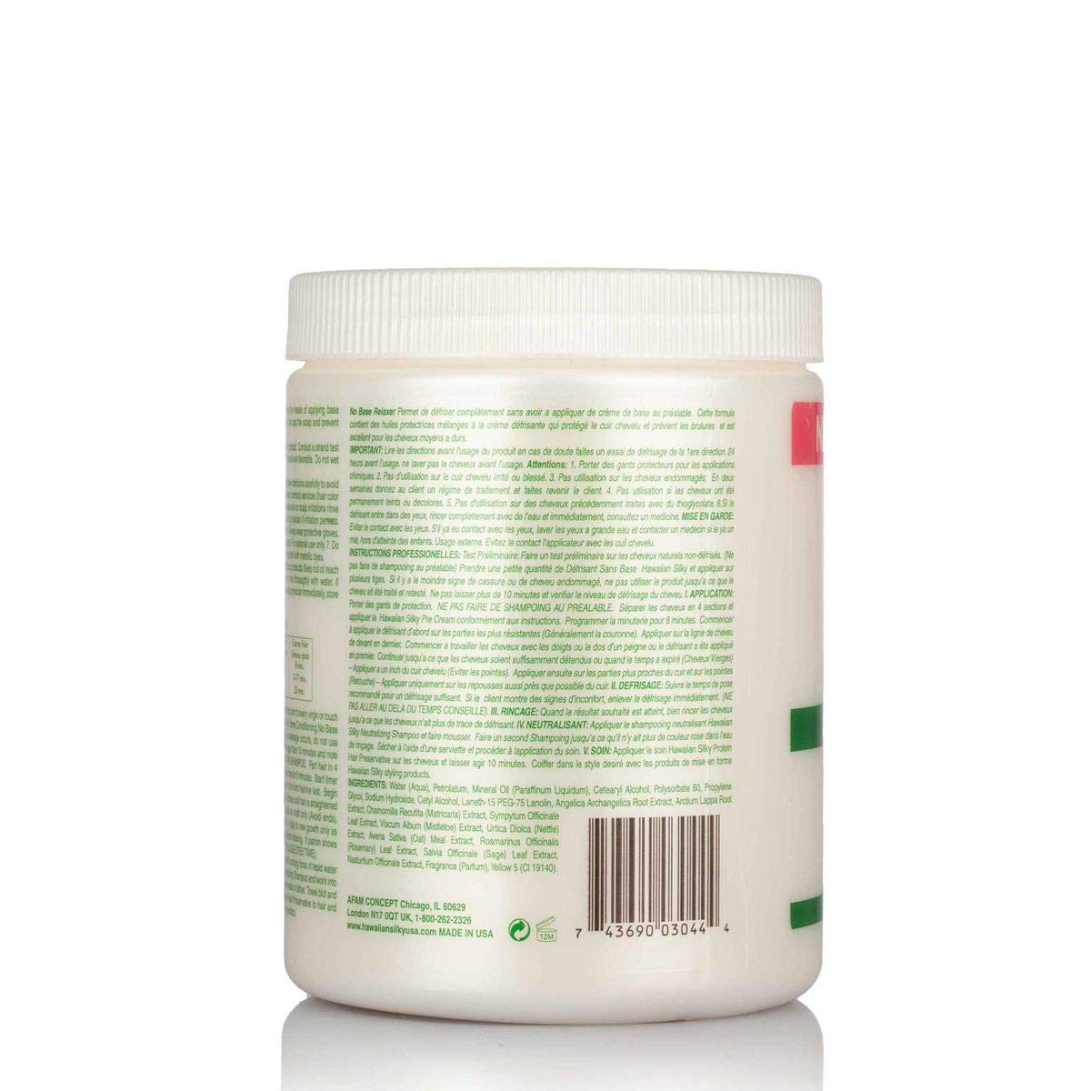 Light Gray Hawaiian Silky 30008 no base relaxer, mild, White, 20 Ounce
