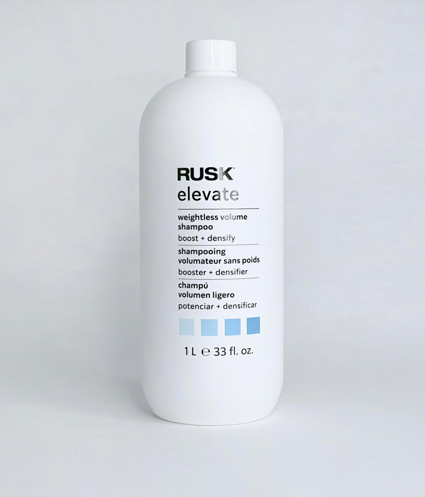 Lavender RUSK Elevate Weightless Volume Shampoo 33 oz.