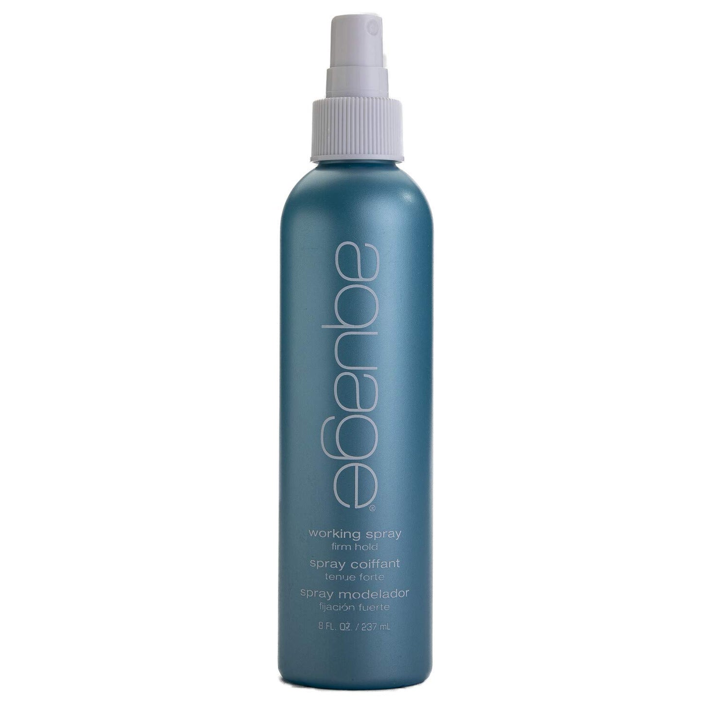 White Smoke Aquage Working Hair Spray - Firm Hold, Non Aerosol Hairspray for Women - Volumizing Styling Spray for Thermal Protection and Long Lasting Hold (8 oz)
