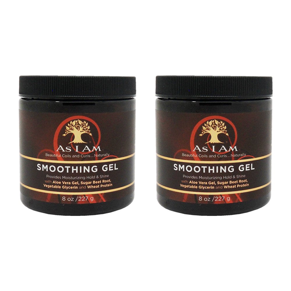 Black As I Am Smoothing Gel Size, 8 Ounce (Pack of 2)