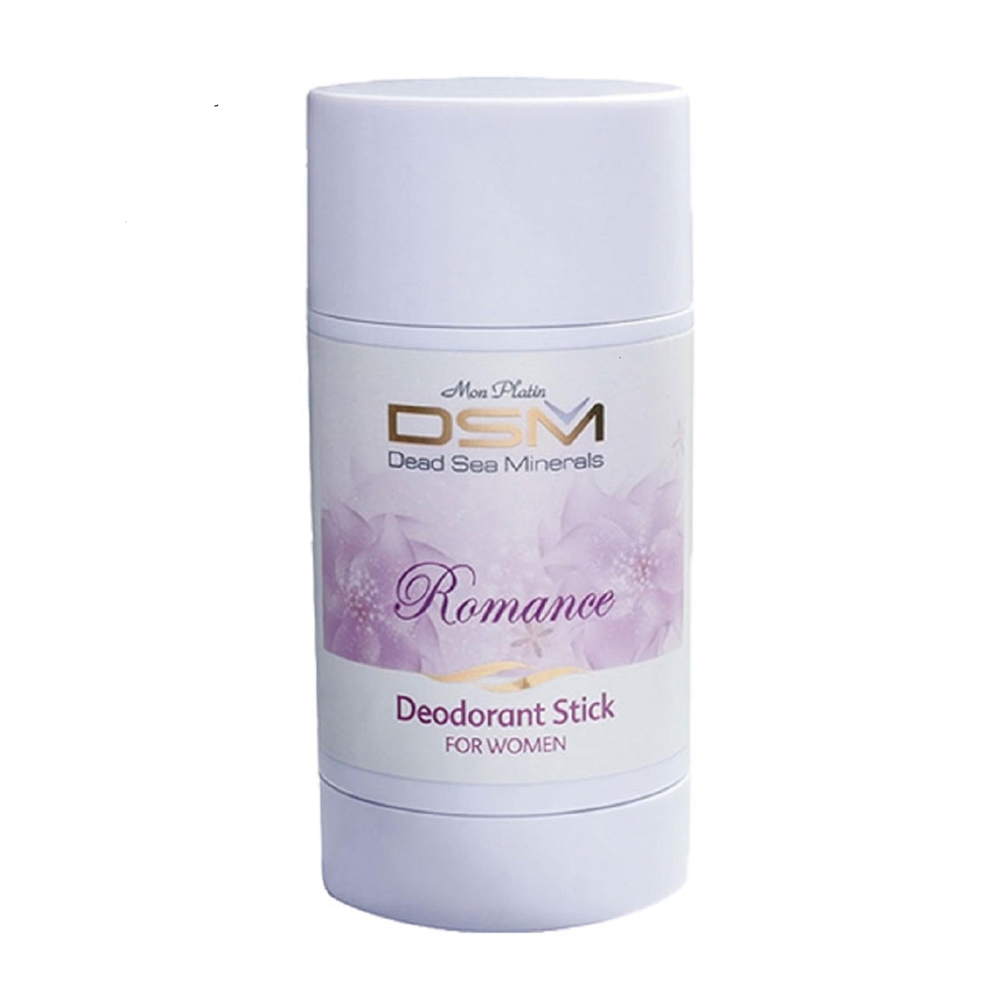 White Smoke DSM Deodorant Stick for Women Romance 80ml / 2.7 oz Dead Sea Minerals Refreshing Mon Platin DSM Refreshing 24 h Protection